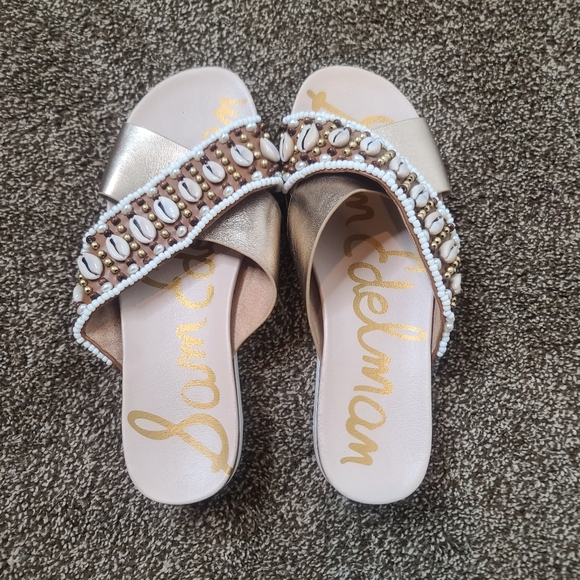 Sam Edelman Austen Seashell Sandal Size 9.5 - Picture 1 of 5